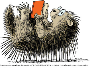 Porcupine reading_copyright embedded
