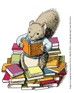 Squirrel with Books_copyright embedded